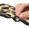 imageAllegra K Leopard Ribbon Long Narrow Skinny Scarf for Women Hairband Waistband Belt Bag Handle AccessoryBeige