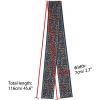 imageAllegra K Leopard Ribbon Long Narrow Skinny Scarf for Women Hairband Waistband Belt Bag Handle AccessoryOrange