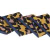 imageAllegra K Leopard Ribbon Long Narrow Skinny Scarf for Women Hairband Waistband Belt Bag Handle AccessoryYellow
