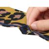 imageAllegra K Leopard Ribbon Long Narrow Skinny Scarf for Women Hairband Waistband Belt Bag Handle AccessoryYellow