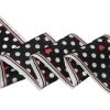 imageAllegra K Skinny Scarves 50s Polka Dots Neck Wraps for Women Cute Ribbon Hairband NeckerchiefBlack Heart