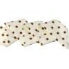 imageAllegra K Women Polka Dots Stripe Heart Print Skinny Scarf Sharp Neck Scarves DoubleSided NeckerchiefBeige