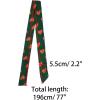 imageAllegra K Women Skinny Ribbon Neckerchief Heart Pattern Narrow Hair Wrist Scarf Headband Handbag Handle WrapGreen Heart