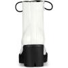 imageAllegra K Womens Platform Chunky Heel Combat BootsWhite