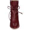 imageAllegra K Womens Pointed Toe Drawstring Pull on Stiletto Heel Ankle BootsBurgundy