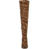 imageAllegra K Womens Stiletto Heels Thigh High Over the Leopard Knee High Boots 7 M US