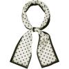 imageAllegra K 50s Ribbon Skinny Scarf Lovely Polka Dots Pattern for Bags Hair Band Neck WrapsBeige Small Dot