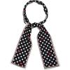 imageAllegra K Skinny Scarves 50s Polka Dots Neck Wraps for Women Cute Ribbon Hairband NeckerchiefBlack Heart