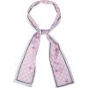 imageAllegra K Skinny Scarves 50s Polka Dots Neck Wraps for Women Cute Ribbon Hairband NeckerchiefPink Heart