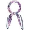 imageAllegra K Women Polka Dots Floral Pleated Rhombus Head Scarf Wraps Scarves NeckerchiefPurple