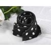 imageAllegra K 50cm 1950s Vintage Retro Polka Dots Square Scarf Head Neck Scarves Kerchief NeckerchiefBlack