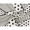 imageAllegra K 50cm 1950s Vintage Retro Polka Dots Square Scarf Head Neck Scarves Kerchief NeckerchiefBlack White