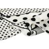 imageAllegra K 50cm 1950s Vintage Retro Polka Dots Square Scarf Head Neck Scarves Kerchief NeckerchiefBlack White