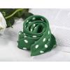 imageAllegra K 50cm 1950s Vintage Retro Polka Dots Square Scarf Head Neck Scarves Kerchief NeckerchiefDark Green Polka Dots