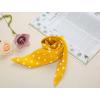 imageAllegra K 50cm 1950s Vintage Retro Polka Dots Square Scarf Head Neck Scarves Kerchief NeckerchiefYellow
