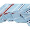 imageAllegra K 50cm Small Stripe Print Square Neck Wrap Scarves Head Scarf Kerchief Neckerchief Bandana for WomenSky Blue