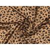 imageAllegra K 70cm Animal Leopard Print Silk Feeling Square Scarf Kerchief Neckerchief BandanaBrown