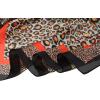 imageAllegra K 70cm Animal Leopard Print Silk Like Square Scarves Kerchief Neck Head Scarf Neckerchief BandanaOrange