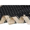 imageAllegra K 70cm Polka Dots Square Scarf Neck Scarves Kerchief Neckerchief Headband for WomenBlack Beige