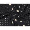 imageAllegra K 70cm Polka Dots Square Scarf Neck Scarves Kerchief Neckerchief Headband for WomenBlack Beige