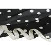 imageAllegra K 70cm Polka Dots Square Scarf Neck Scarves Kerchief Neckerchief Headband for WomenBlack White