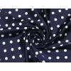 imageAllegra K 70cm Polka Dots Square Scarf Neck Scarves Kerchief Neckerchief Headband for WomenNavy Blue