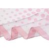 imageAllegra K 70cm Polka Dots Square Scarf Neck Scarves Kerchief Neckerchief Headband for WomenPink White