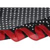 imageAllegra K 70cm Polka Dots Square Scarf Neck Scarves Kerchief Neckerchief Headband for WomenRed Black