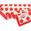imageAllegra K 70cm Polka Dots Square Scarf Neck Scarves Kerchief Neckerchief Headband for WomenRed Rose