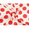 imageAllegra K 70cm Polka Dots Square Scarf Neck Scarves Kerchief Neckerchief Headband for WomenRed Rose