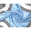 imageAllegra K 70cm Polka Dots Square Scarf Neck Scarves Kerchief Neckerchief Headband for WomenSky Blue