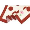 imageAllegra K 70cm Polka Dots Square Scarf Neck Scarves Kerchief Neckerchief Headband for WomenWine Red Rose