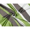 imageAllegra K 70cm Stripe Print Square Scarves Kerchief Neck Head Scarf Neckerchief Headband for LadiesGray Green