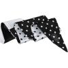 imageAllegra K Chic Polka Dots Women Neckerchief Skinny Scarves Hair Band Ribbon for Bag AccessoryBlack Small Dot