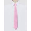 imageAllegra K Classic Solid Color Formal Necktie Plaid Ties for MenPink