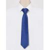 imageAllegra K Classic Solid Color Formal Necktie Plaid Ties for MenRoyal Blue