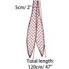 imageAllegra K Ladies Fashion Skinny Scarves Hair Band Ribbon Bag Accessory NeckerchiefBlack
