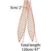 imageAllegra K Ladies Fashion Skinny Scarves Hair Band Ribbon Bag Accessory NeckerchiefOrange