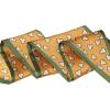 imageAllegra K Ladies Fashion Skinny Scarves Hair Band Ribbon Bag Accessory NeckerchiefYellow Leaf