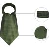 imageAllegra K Mens Polka Dots SelfTied Neck Cravat Tie Ascot Tie Formal Party CravatsGreen