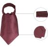 imageAllegra K Mens Polka Dots SelfTied Neck Cravat Tie Ascot Tie Formal Party CravatsWine Red Yellow