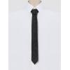 imageAllegra K Mens Self Tied Solid Color Formal Casual Skinny NecktieBlack