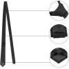 imageAllegra K Mens Self Tied Solid Color Formal Casual Skinny NecktieBlack