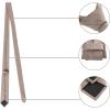imageAllegra K Mens Self Tied Solid Color Formal Casual Skinny NecktieLight Brown
