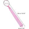 imageAllegra K Mens Skinny Pretied Solid Color Zipper Ties Neck Adjustable Strap Wedding Groom TiePink