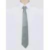 imageAllegra K Mens Solid Color Selftied Stripes Textured Wide Tie Neck Wedding Formal TiesCement Grey