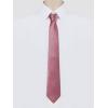 imageAllegra K Mens Solid Color Selftied Stripes Textured Wide Tie Neck Wedding Formal TiesDusty Pink