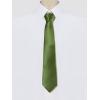imageAllegra K Mens Solid Color Selftied Stripes Textured Wide Tie Neck Wedding Formal TiesGrass Green