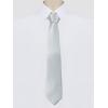 imageAllegra K Mens Solid Color Selftied Stripes Textured Wide Tie Neck Wedding Formal TiesGray