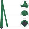 imageAllegra K Mens Solid Color Selftied Stripes Textured Wide Tie Neck Wedding Formal TiesGreen